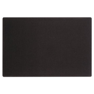Quartet® Oval Office Fabric Bulletin Board, 48 x 36, Black (QRT7684BK)