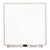 Quartet® Matrix Magnetic Boards, Painted Steel, 16 x 16, White, Aluminum Frame (QRTM1616)