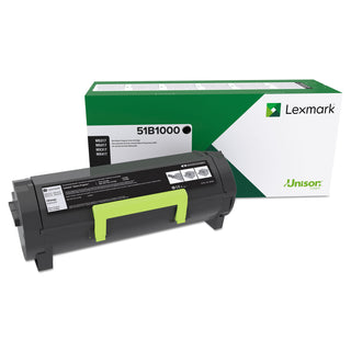 Lexmark™ 51B1000 Unison Toner, 2500 Page-Yield, Black (LEX51B1000)