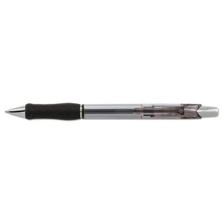 Pentel® R.S.V.P. Super RT Retractable Ballpoint Pen, 0.7mm, Black Ink/Barrel, Dozen (PENBX477A)