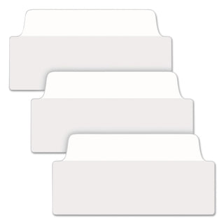 Avery® Ultra Tabs Repositionable Wide Tabs, 1/3-Cut Tabs, White, 3" Wide, 24/Pack (AVE74776)
