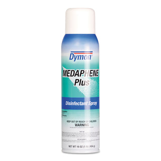 Dymon® Medaphene Plus Disinfectant Spray, Aerosol, 16 fl oz (0.5 quart), Pleasant Scent, Aqua (ITW35720)