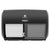 Georgia Pacific® Professional 2-Roll Side-by-Side Coreless High-Capacity Toilet Paper Dispenser, 11.5" x 8", Black (GPC56784A) (GPC56784A)