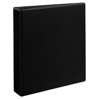 Avery® Heavy-Duty Non Stick View Binder with DuraHinge and Slant Rings, 3 Rings, 1.5" Capacity, 11 x 8.5, Black (AVE05400)