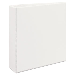 Avery® Heavy-Duty View Binder with DuraHinge and One Touch EZD Rings, 3 Rings, 2" Capacity, 11 x 8.5, White (AVE79192)
