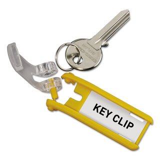 Durable® Black Key Tags with Paper Inserts for Locking Key Cabinets (DBL195701)