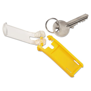 Durable® Black Key Tags with Paper Inserts for Locking Key Cabinets (DBL195701)