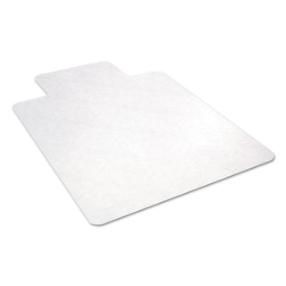Alera® All Day Use Non-Studded Chair Mat for Hard Floors, 45 x 53, Wide Lipped, Clear (ALEMAT4553HFL)