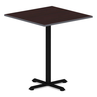 Alera® Reversible Laminate Table Top, Square, 35 3/8w x 35 3/8d, Medium Cherry/Mahogany (ALETTSQ36CM)