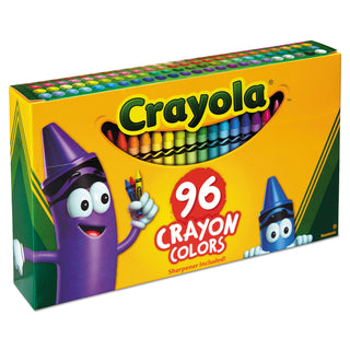 Crayola® Classic Color Crayons in Flip-Top Pack with Sharpener, 96 Colors (CYO520096)