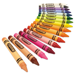 Crayola® Large Crayons, 16 Colors/Box (CYO520336)