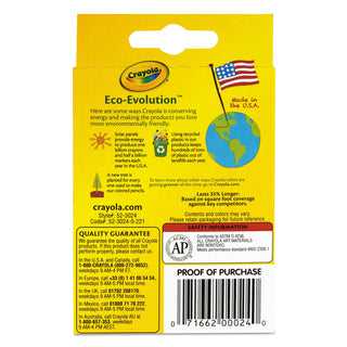 Crayola® Classic Color Crayons, Peggable Retail Pack, 24 Colors (CYO523024)