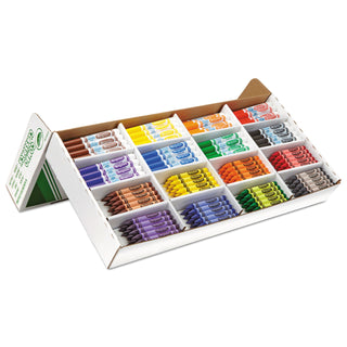 Crayola® Classpack Crayons w/Markers, 8 Colors, 128 Each Crayons/Markers, 256/Box (CYO523348)