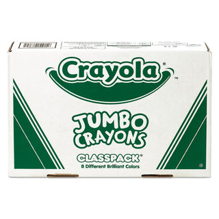 Crayola® Jumbo Classpack Crayons, 25 Each of 8 Colors, 200/Set (CYO528389)