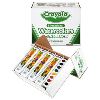 Crayola® Watercolor Set, 8 Assorted Colors/Set, 36 Sets/Box (CYO538101)
