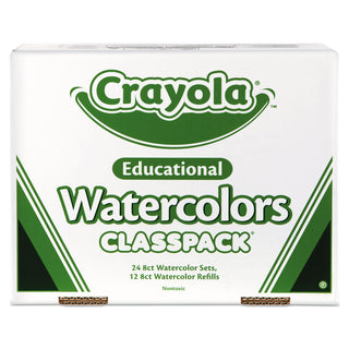 Crayola® Watercolor Set, 8 Assorted Colors/Set, 36 Sets/Box (CYO538101)