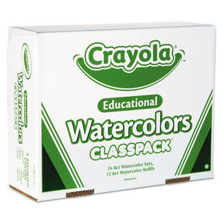 Crayola® Watercolor Set, 8 Assorted Colors/Set, 36 Sets/Box (CYO538101)
