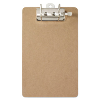 Saunders Recycled Hardboard Archboard Clipboard, 2" Clip Cap, 8 1/2 x 12 Sheets, Brown (SAU05712)