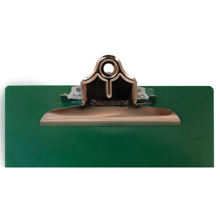 Saunders Recycled Plastic Clipboard with Ruler Edge, 1" Clip Cap, 8 1/2 x 12 Sheet, Green (SAU21604)