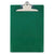Saunders Recycled Plastic Clipboard with Ruler Edge, 1" Clip Cap, 8 1/2 x 12 Sheet, Green (SAU21604)
