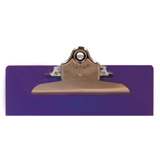 Saunders Recycled Plastic Clipboard w/Ruler Edge, 1" Clip Cap, 8 1/2 x 12 Sheets, Purple (SAU21606)