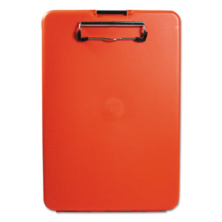 Saunders SlimMate Storage Clipboard, 1/2" Clip Capacity, Holds 8 1/2 x 11 Sheets, Red (SAU00560)