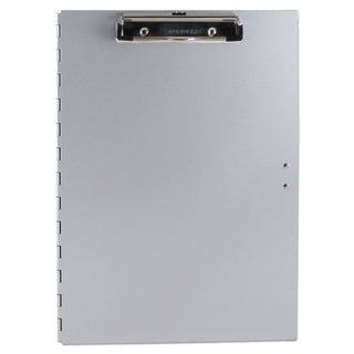 Saunders Tuffwriter Recycled Aluminum Storage Clipboard, 1/2" Clip, 8 1/2 x 12, Gray (SAU45300)