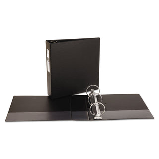 Avery® Economy Non-View Binder with Round Rings, 3 Rings, 3" Capacity, 11 x 8.5, Black (AVE03602)