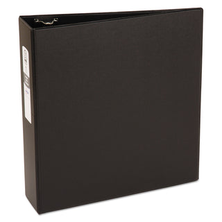 Avery® Economy Non-View Binder with Round Rings, 3 Rings, 3" Capacity, 11 x 8.5, Black (AVE03602)