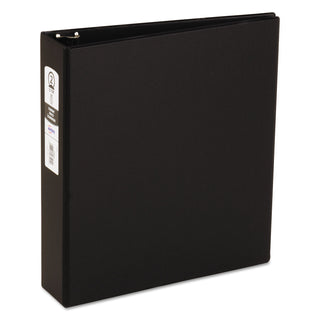 Avery® Economy Non-View Binder with Round Rings, 3 Rings, 2" Capacity, 11 x 8.5, Black (AVE03501)