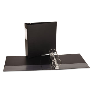 Avery® Economy Non-View Binder with Round Rings, 3 Rings, 3" Capacity, 11 x 8.5, Black (AVE04601)