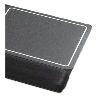 Kelly Computer Supply Extended Keyboard Wrist Rest, Memory Foam, Non-Skid Base, 27 x 11 x 1, Black (KCS52306)