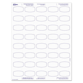 Avery® Big Tab Printable White Label Tab Dividers, 8-Tab, Letter, 20 per pack (AVE14435)