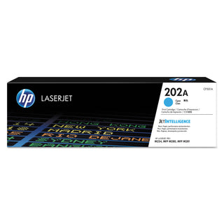 HP 202A, (CF501A) Cyan Original LaserJet Toner Cartridge (HEWCF501A)