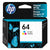 HP 64, (N9J89AN) Tri-Color Original Ink Cartridge (HEWN9J89AN)