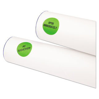 Avery® Printable Self-Adhesive Removable Color-Coding Labels, 1.25" dia., Neon Green, 8/Sheet, 50 Sheets/Pack (AVE05498)