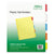 Office Essentials™ Plastic Insertable Dividers, 5-Tab, Letter (AVE11465)