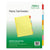 Office Essentials™ Plastic Insertable Dividers, 8-Tab, Letter (AVE11467)