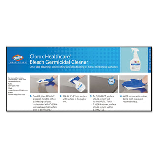 Clorox Healthcare® Bleach Germicidal Cleaner, 128 oz Refill Bottle (CLO68978EA) (COX68978)