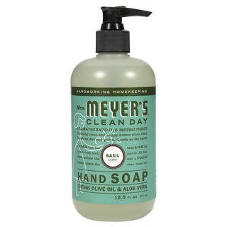 Mrs. Meyer's® Clean Day Liquid Hand Soap, Basil, 12.5 oz (SJN651344EA)