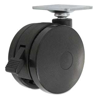 Alera® Casters for Height-Adjustable Table Bases, Black, 4/Set (ALEHT3004)
