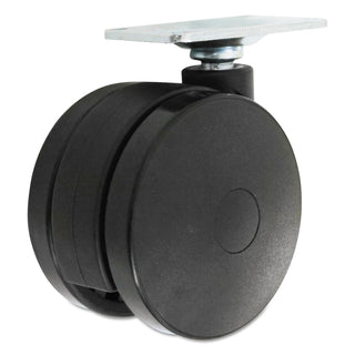Alera® Casters for Height-Adjustable Table Bases, Black, 4/Set (ALEHT3004)