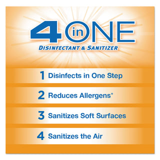 Clorox® 4-in-One Disinfectant and Sanitizer, Citrus, 14 oz Aerosol (COX31043)