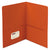 Smead™ Two-Pocket Folder, Textured Paper, Orange, 25/Box (SMD87858)