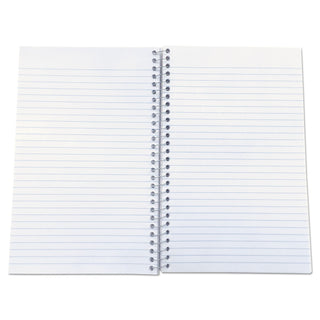 Universal® Wirebound Notebook, 3-Subject, Medium/College Rule, Black Cover, (120) 9.5 x 6 Sheets (UNV66410)