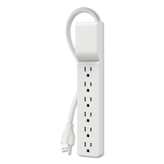 Belkin® Home/Office Surge Protector, 6 Outlets, 10 ft Cord, 720 Joules, White (BLKBE10600010)