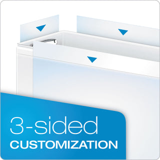 Cardinal® Premier Easy Open ClearVue Locking Slant-D Ring Binder, 3 Rings, 1.5" Capacity, 11 x 8.5, White (CRD10310)