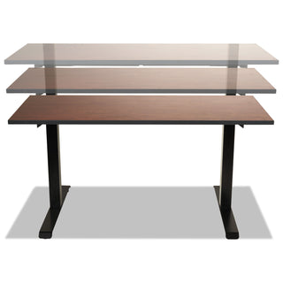 Alera® 2-Stage Electric Adjustable Table Base, 27.5" to 47.2" High, Black (ALEHT2SSB)