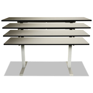 Alera® 2-Stage Electric Adjustable Table Base, 27.5" to 47.2" High, Gray (ALEHT2SSG)