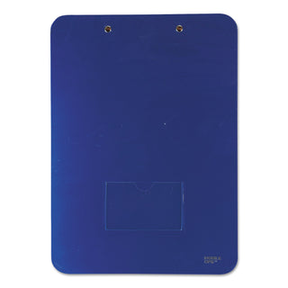 Mobile OPS® Unbreakable Recycled Clipboard, 1/4" Capacity, 8 1/2 x 11, Blue (BAU61623)